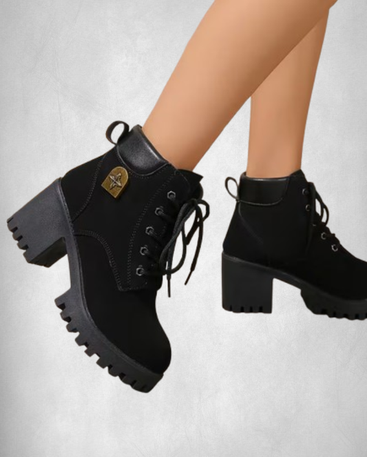 Emma | Botines de tacón con plataforma