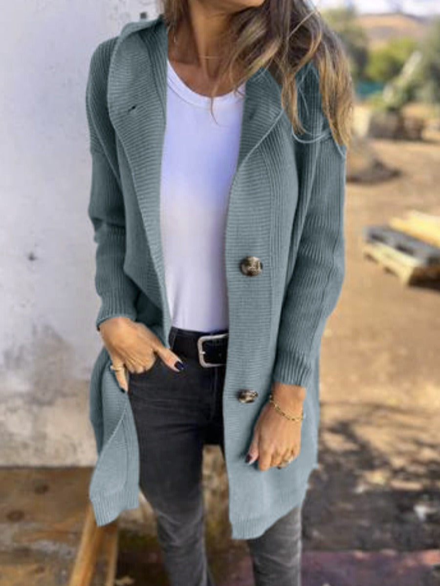 Frida - Cárdigan largo elegante de punto