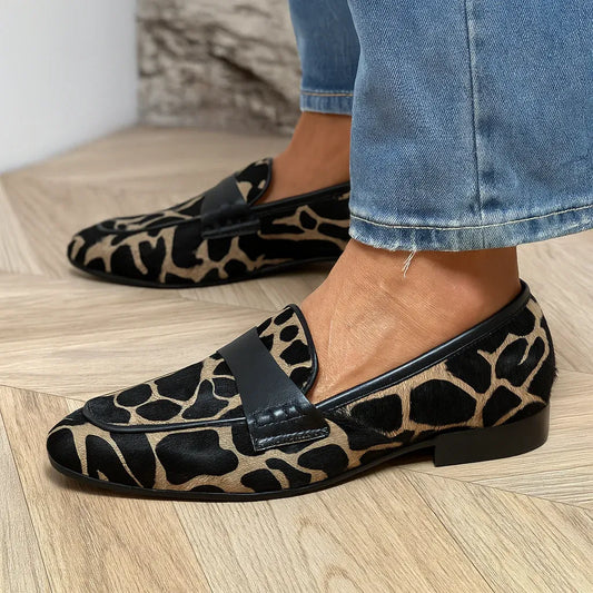 Renata - Mocasines con estampado animal