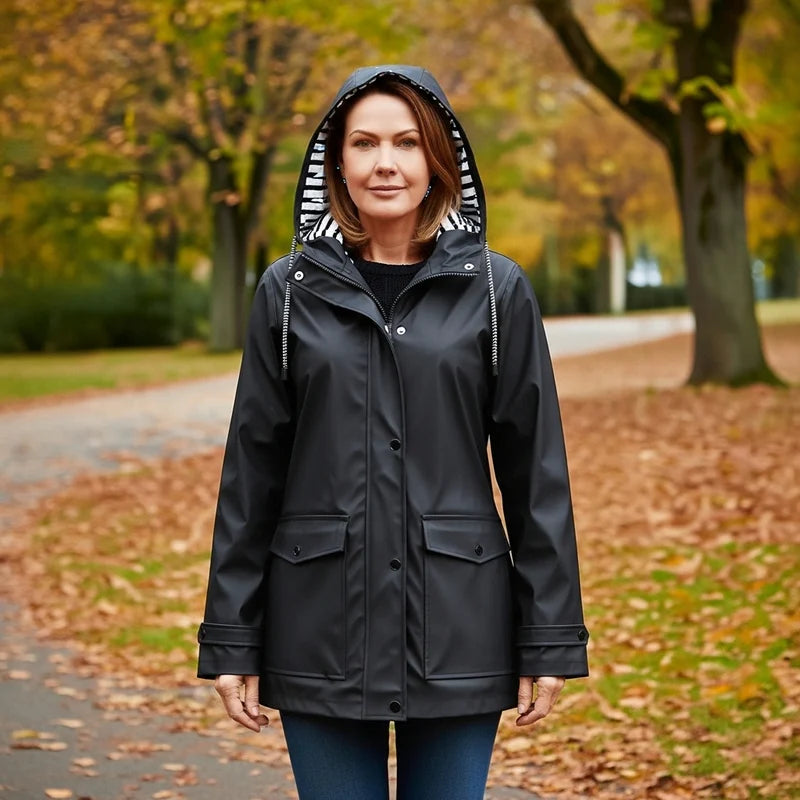 Sara - Chaqueta impermeable y cortavientos