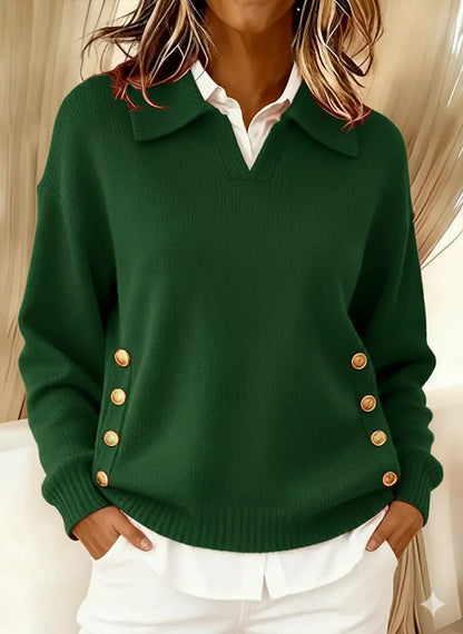 Viñet | Jersey de cuello en V y camisero
