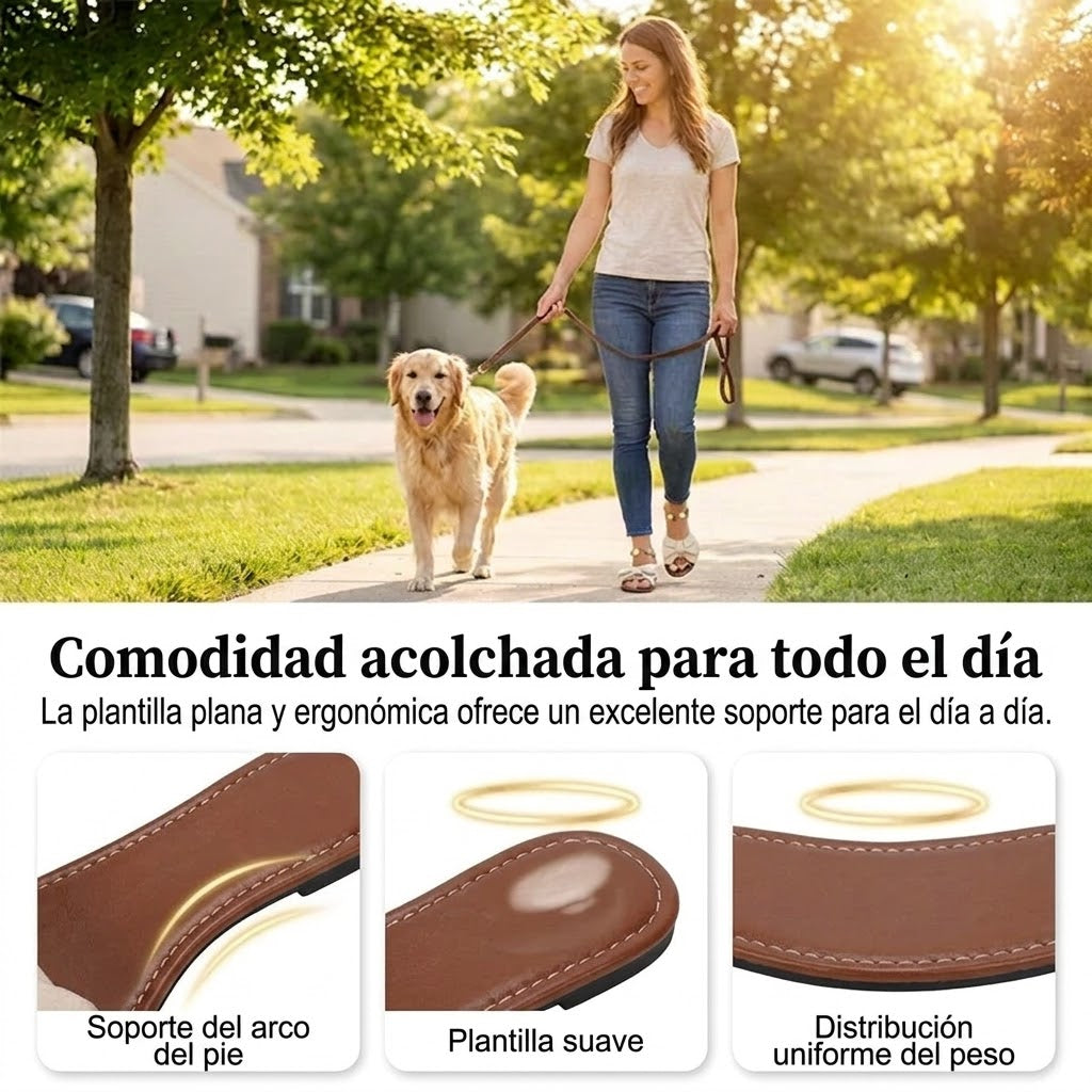 Liora - Sandalias de tiras elegantes con detalle de perla