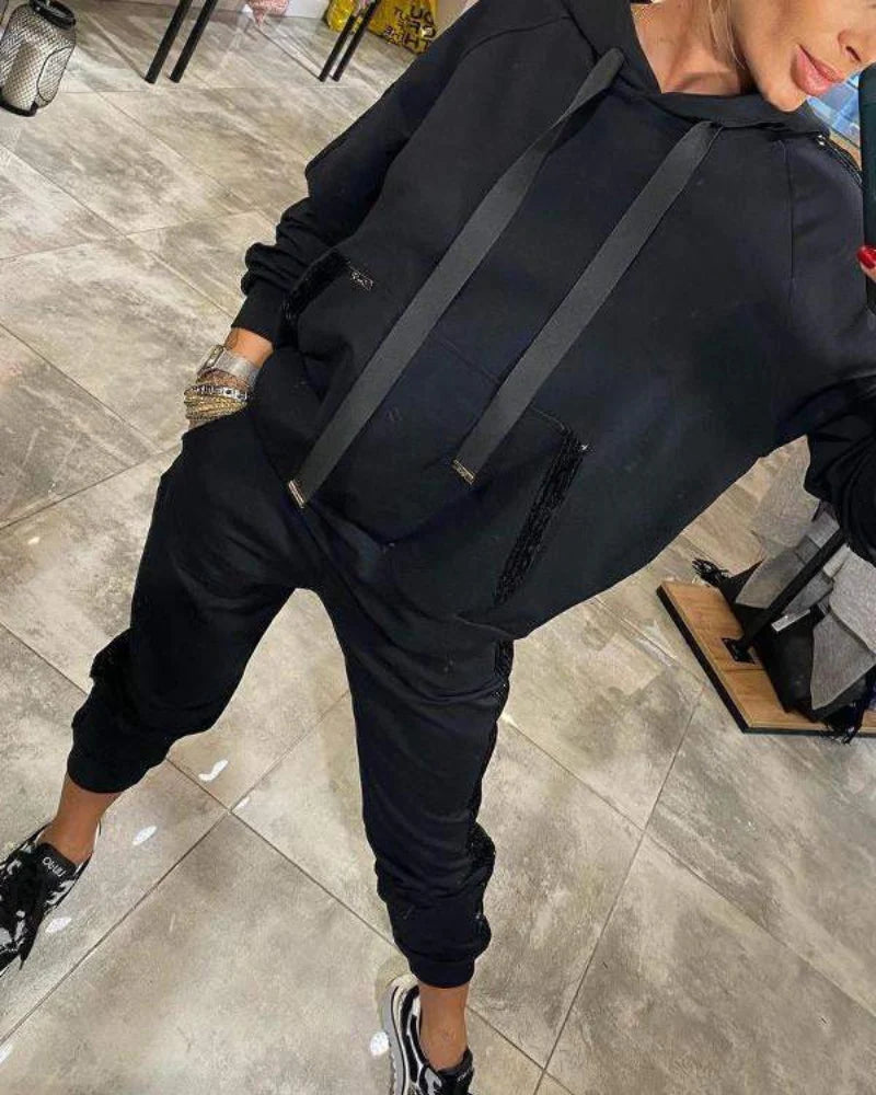 Lorena - Conjunto cómodo de 2 piezas