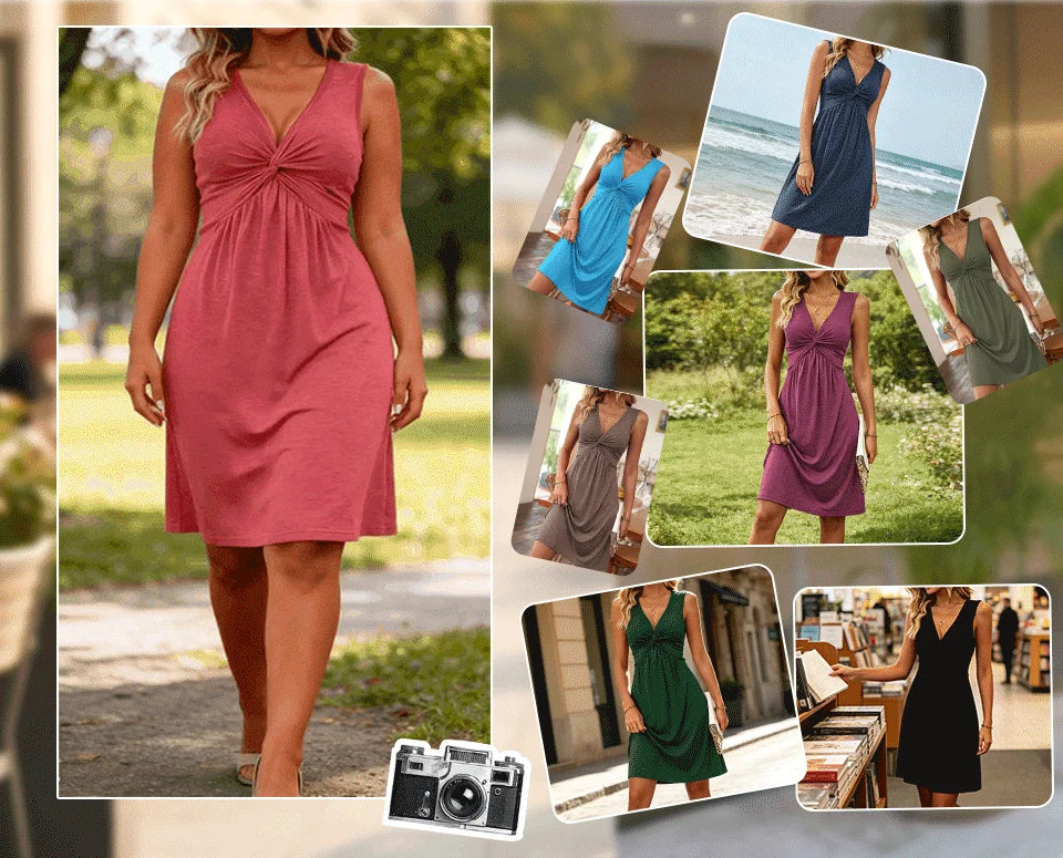Camila - Vestido favorecedor con efecto silueta estilizada