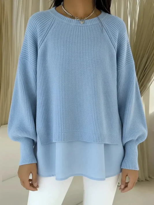 Cristina | Jersey de efecto superpuesto
