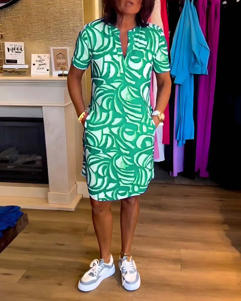 Marina - Vestido con mangas cortas