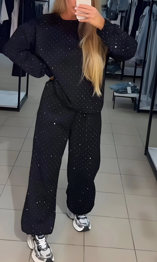 Estela | Conjunto cómodo y elegante con brillo