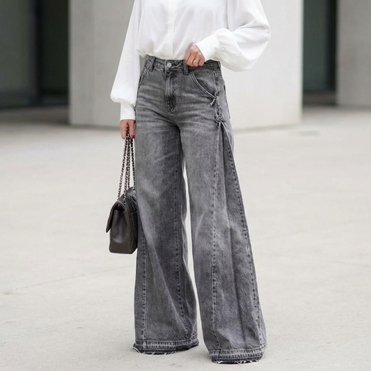 Sara | Vaqueros oversize de cintura alta y pierna ancha