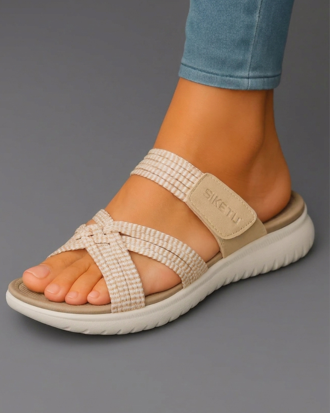 Lina Sandalias Ortopédicas Cómodas Slip-On