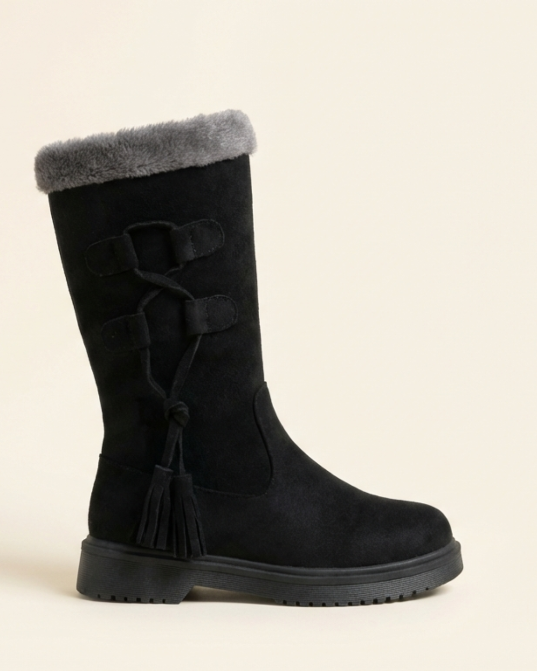 Lidia - Botas de invierno con suela gruesa y forro cálido