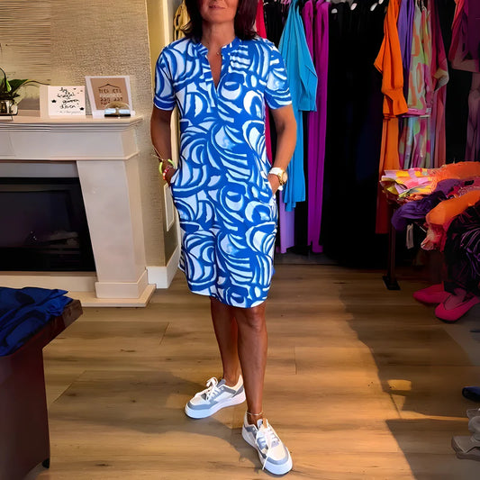 Marina - Vestido con mangas cortas