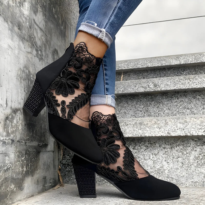 Nora - Zapatos de tacón ortopédicos elegantes y transpirables