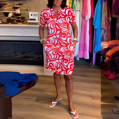 Marina - Vestido con mangas cortas