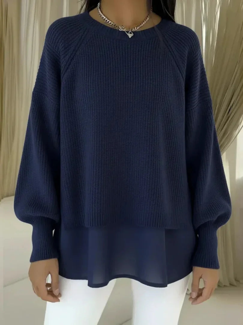 Cristina | Jersey de efecto superpuesto