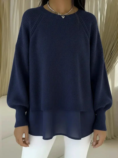 Cristina | Jersey de efecto superpuesto
