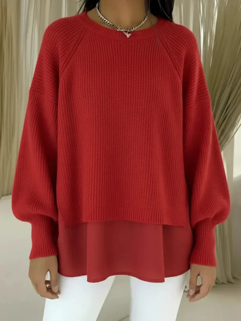 Cristina | Jersey de efecto superpuesto