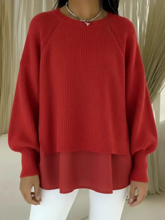 Cristina | Jersey de efecto superpuesto