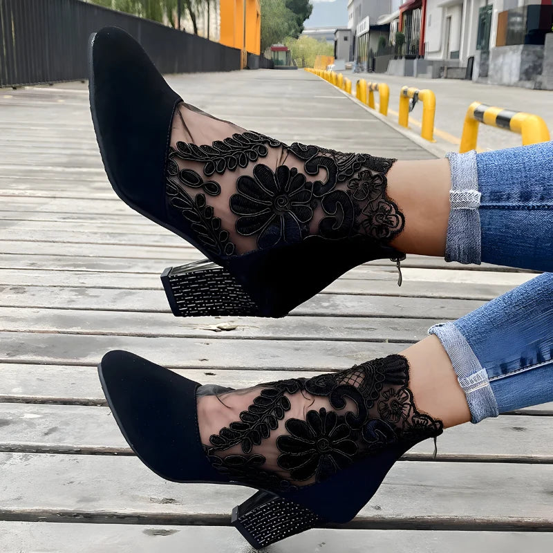 Nora - Zapatos de tacón ortopédicos elegantes y transpirables