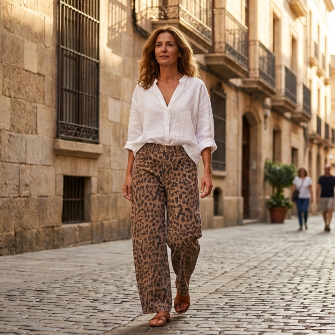 Sofía | Vaqueros de pierna ancha y corte relajado