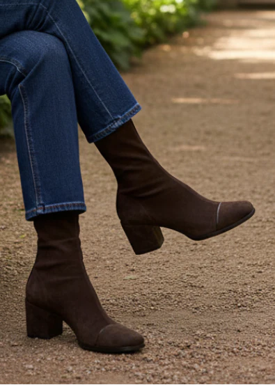 Isara - Botines elegantes de tacón cuadrado