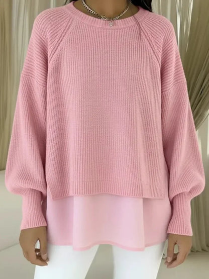 Cristina | Jersey de efecto superpuesto