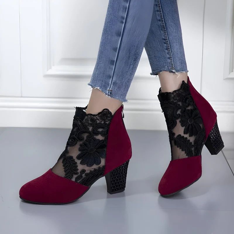 Nora - Zapatos de tacón ortopédicos elegantes y transpirables
