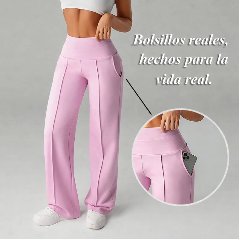 Alba – Pantalón recto de corte amplio