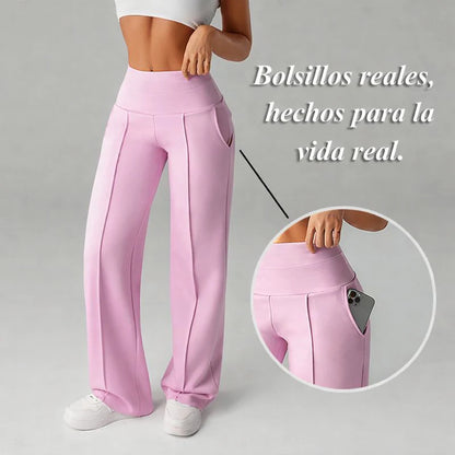 Alba – Pantalón recto de corte amplio