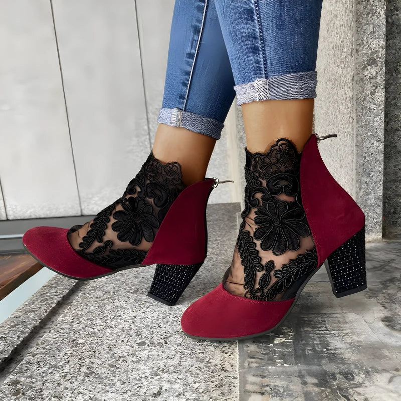 Nora - Zapatos de tacón ortopédicos elegantes y transpirables