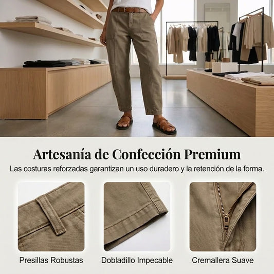 Gala - Pantalón utilitario de cintura alta entallado