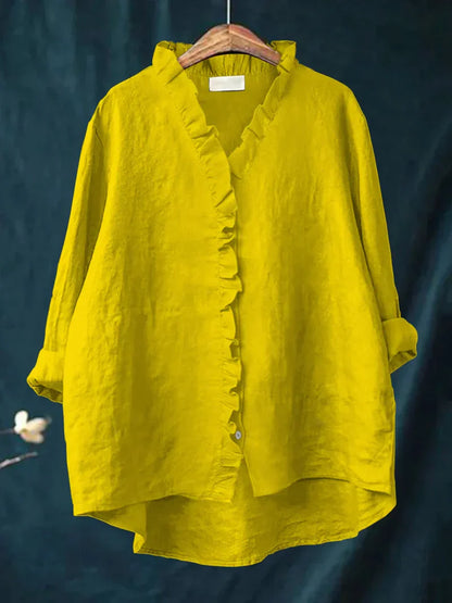 Sabela - Camisa informal con volantes