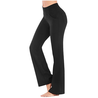 Diana - Pantalón de cintura alta elástico y corte ancho