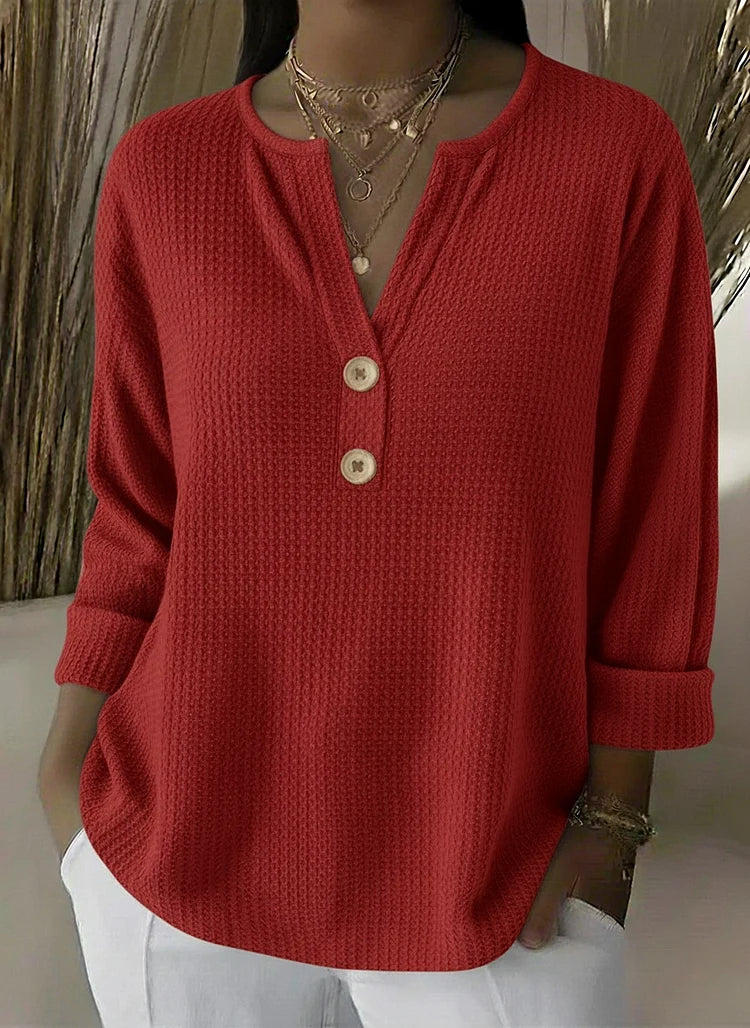 Lucinda | Camiseta Henley con botones