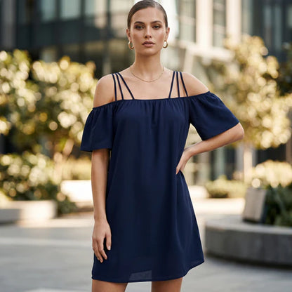 Olivia - Vestido de tirantes finos y corte amplio