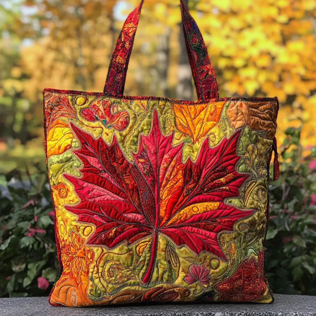 Bolso artesanal - Arce al atardecer