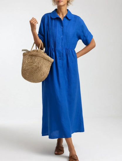 Lisandra - Vestido camisero fluido de verano