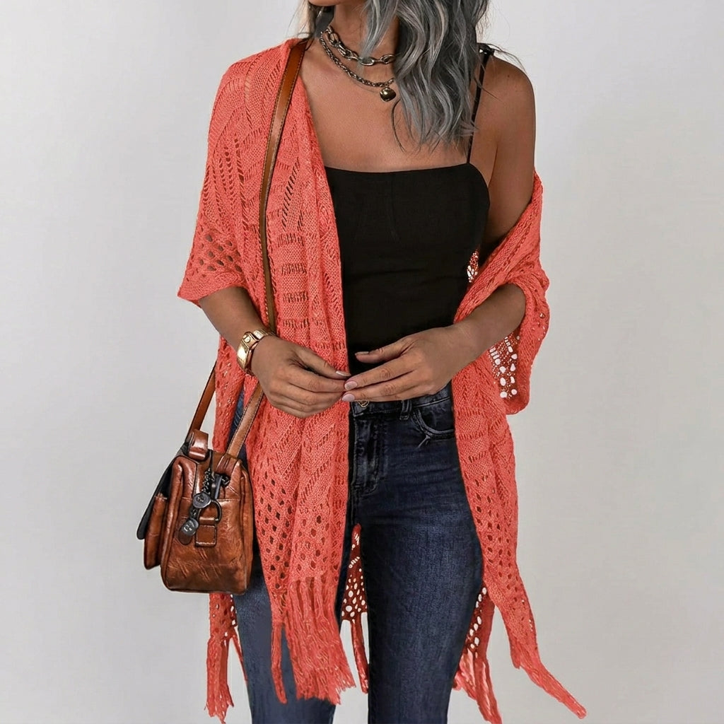 Alba - Cárdigan calado de verano
