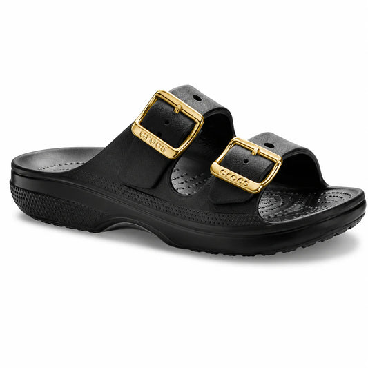 Sábado | Sandalias de Hebilla Metálica | Negro