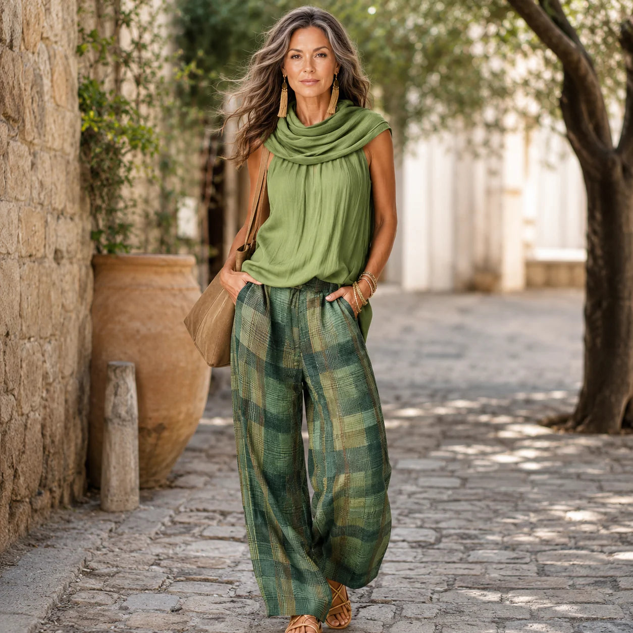 Conjunto Esencia Natural - Conjunto cómodo con elegancia artesanal