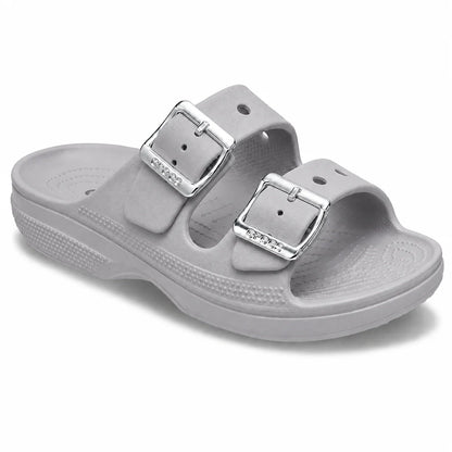 Sábado | Sandalias de Hebilla Metálica | Gris