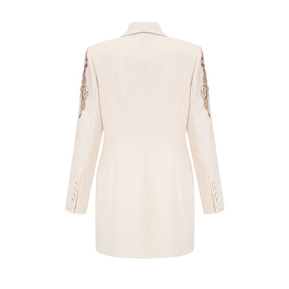 Elena - Vestido blazer adornado con lentejuelas