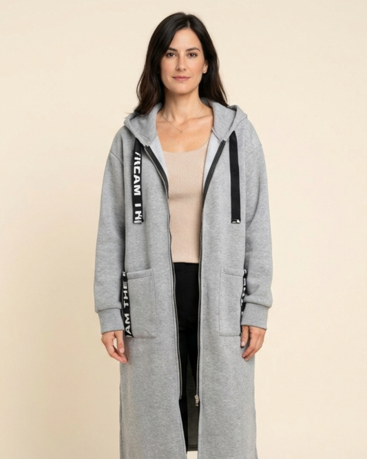 Marina - Sudadera larga con capucha