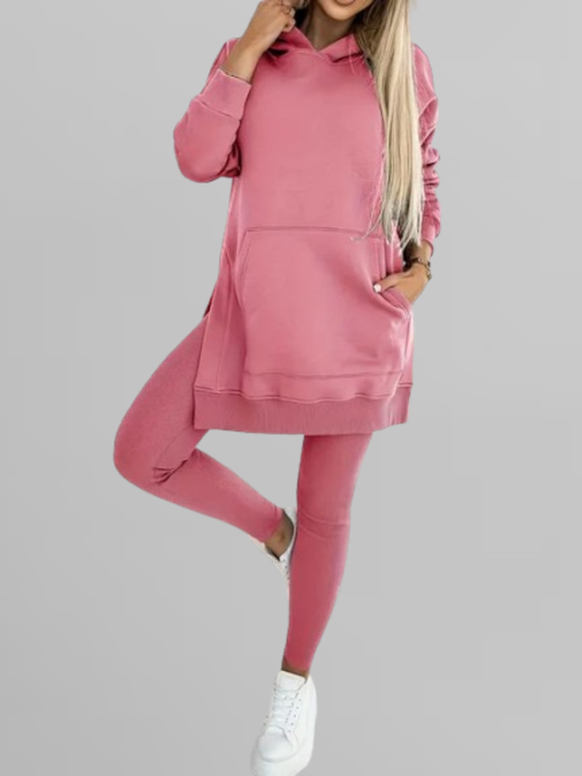 Isabel - Conjunto casual con capucha
