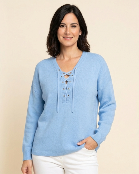 Mila – Jersey con cordones