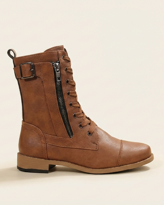 Silvia - Botas con soporte plantar de puntera redonda