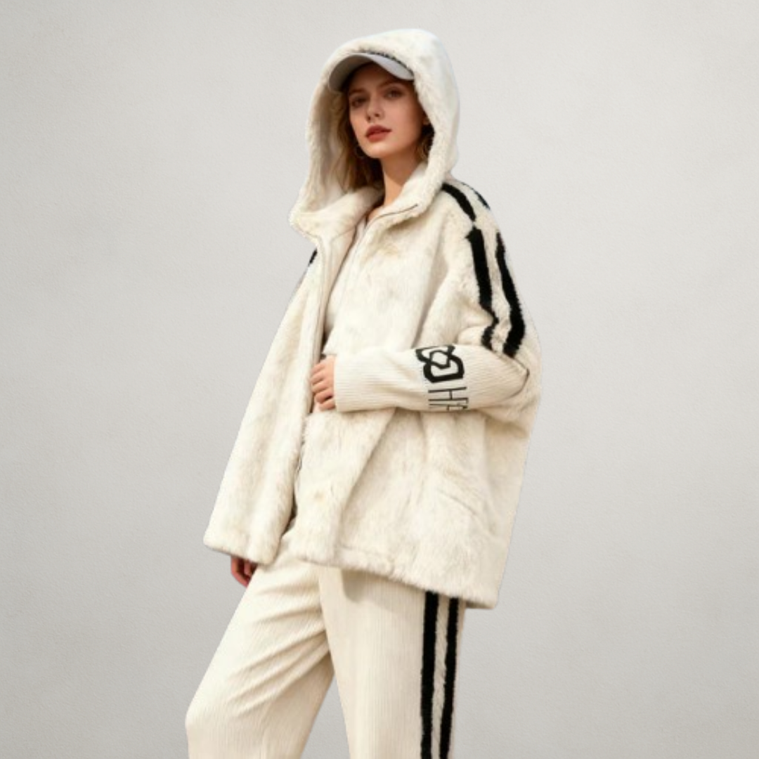 Ainoa | Chaqueta casual con capucha y cremallera