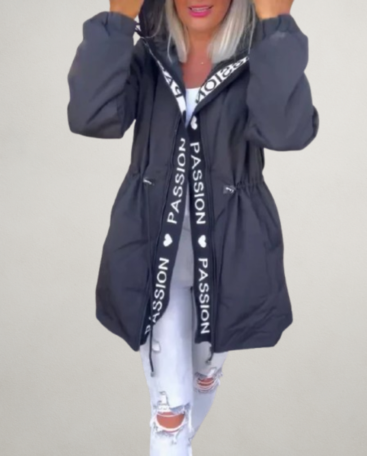 Aldara | Chaqueta con cordón ajustable