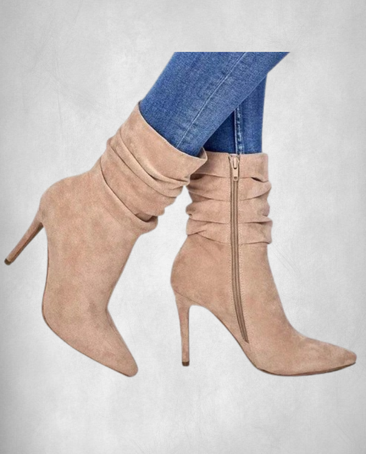 Catalina | Botines de tacón fino con punta