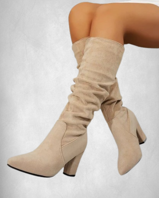 Daniela | Botas altas elegantes con tacón