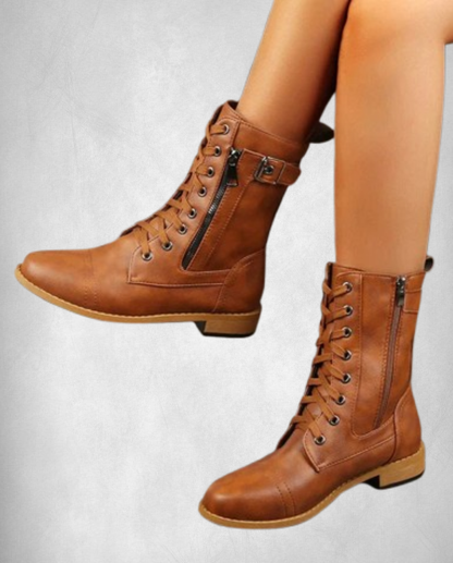 Silvia | Botas con soporte plantar de puntera redonda